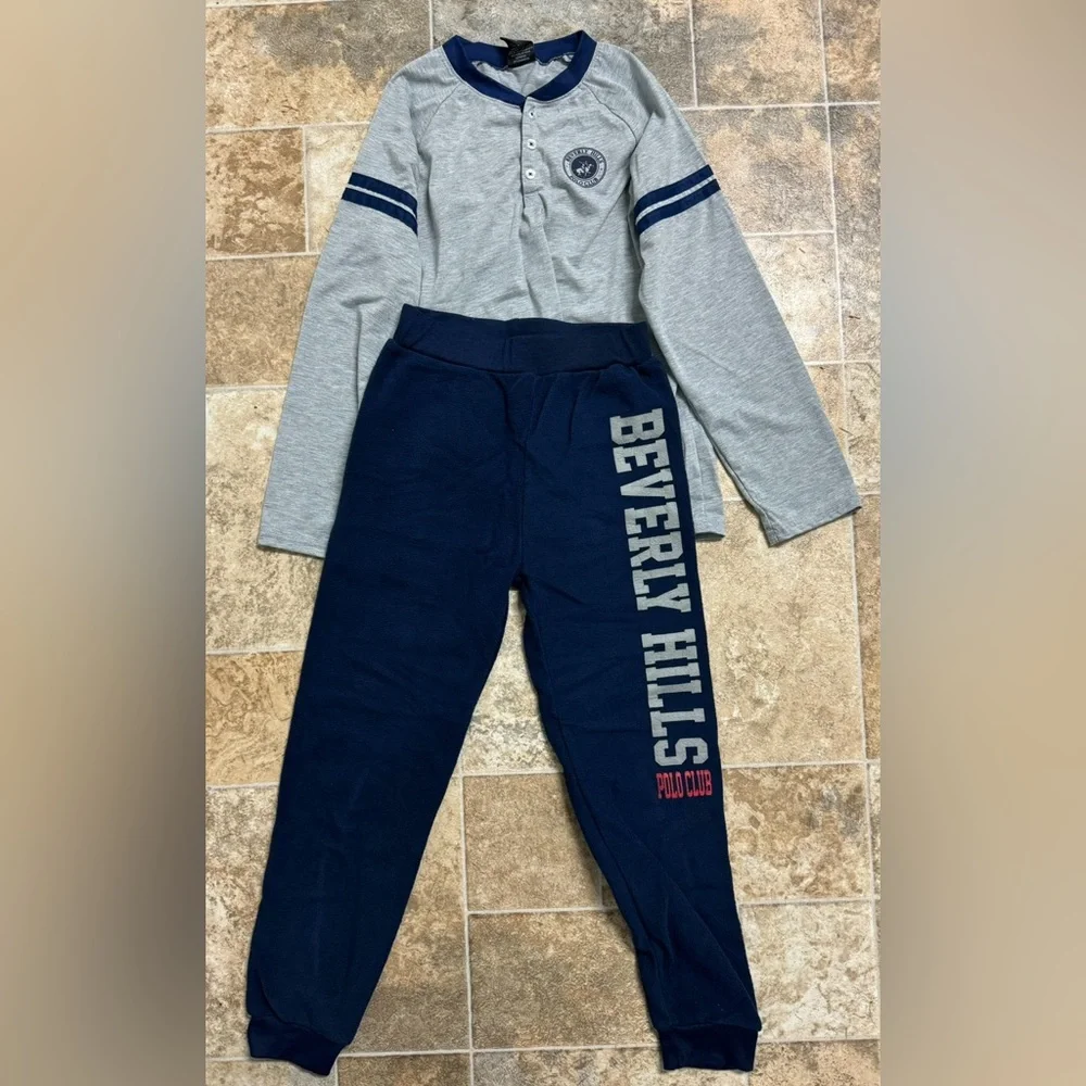 Boys‎ Beverly Hills Polo Club Shirt And Sweatpants 12-14